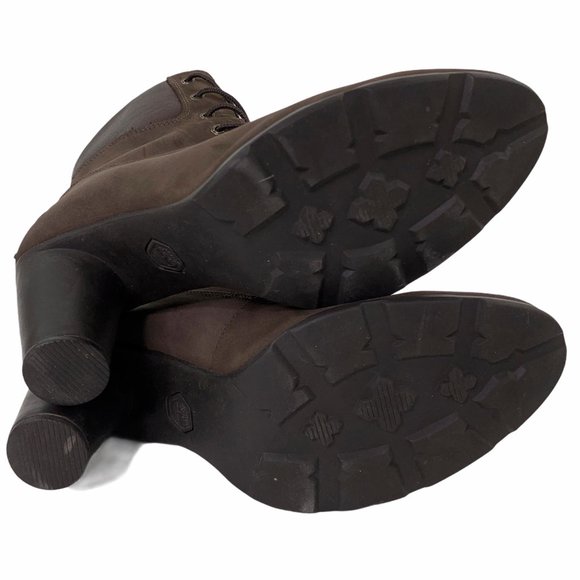 Timberland Glancy Brown Leather Ankle Boot 9.5 - Picture 7 of 11